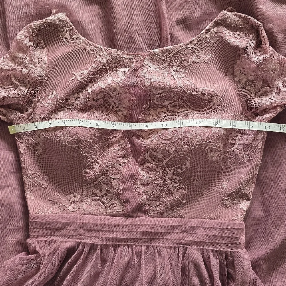 Little Mistress Heidi Lace Overlay Maxi Dress - Picture 10 of 13